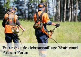 Entreprise de débroussaillage  vraincourt-52310 Artisan Fortin